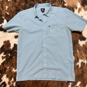 Quiksilver Aqua Checkered Shirt